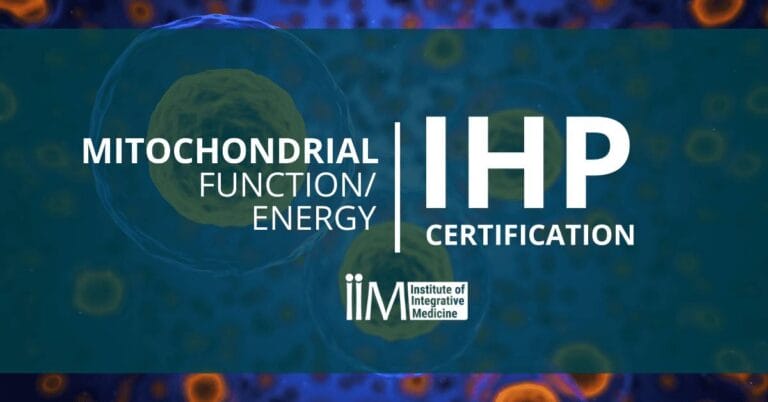IHP – M08 – Mitochondrial Function/Energy